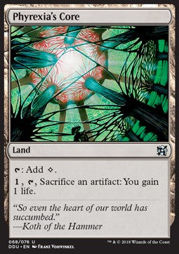 Phyrexia's Core - Duel Decks: Elves vs. Inventors (Uncommon) [DDU-68]