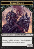 Zombie Knight Token (Black 2/2) - Dominaria (Token) [DOM-T05]