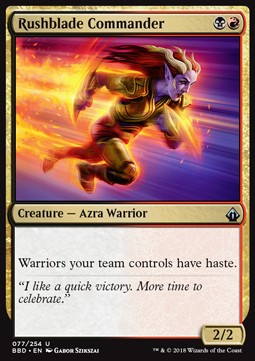 Rushblade Commander - Battlebond (Uncommon) [BBD-77]