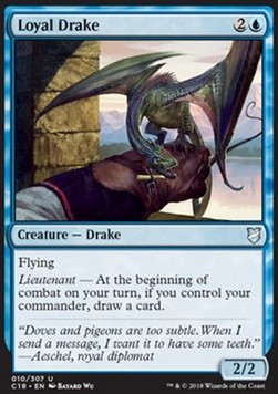 Loyal Drake - Commander 2018 (Uncommon) [C18-10]