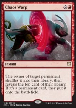 Chaos Warp - Commander 2018 (Rare) [C18-122]