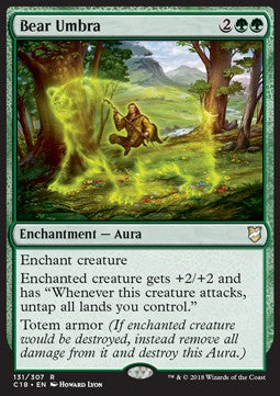 Bear Umbra - Commander 2018 (Rare) [C18-131]
