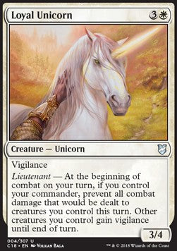 Loyal Unicorn - Commander 2018 (Uncommon) [C18-4]