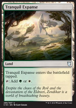 Tranquil Expanse - Commander 2018 (Uncommon) [C18-289]