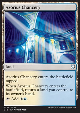 Azorius Chancery - Commander 2018 (Uncommon) [C18-233]