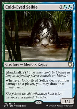Cold-Eyed Selkie - Commander 2018 (Rare) [C18-172]