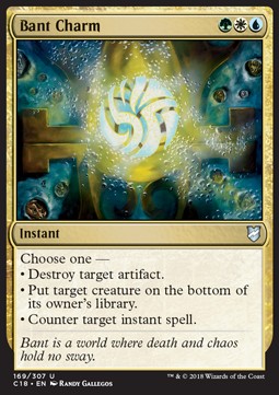 Bant Charm - Commander 2018 (Uncommon) [C18-169]
