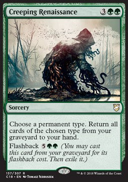 Creeping Renaissance - Commander 2018 (Rare) [C18-137]