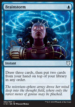 Brainstorm - Commander 2018 (Uncommon) [C18-82]