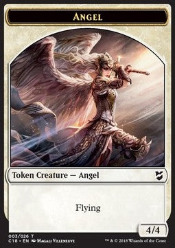 Angel Token (W 4/4) // Soldier Token (W 1/1) - Commander 2018 (Token) [C18-T 03/06]