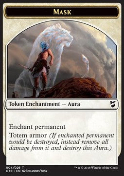 Mask Token // Soldier Token (W 1/1) - Commander 2018 (Token) [C18-T 04/06]