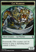Cat Warrior Token (G 2/2) // Plant Token (G 0/1) - Commander 2018 (Token) [C18-T 15/17]