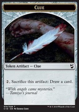 Clue Token // Construct Token (C 6/12) - Commander 2018 (Token) [C18-T 19/21]