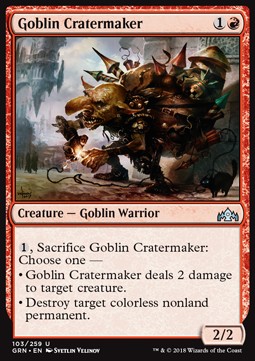 Goblin Cratermaker - Guilds of Ravnica (Uncommon) [GRN-103]