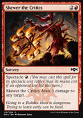 Skewer the Critics - Ravnica Allegiance (Common) [RNA-115]