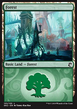 Forest (V.2) - Ravnica Allegiance: Guild Kits (Land) [GK2-133]
