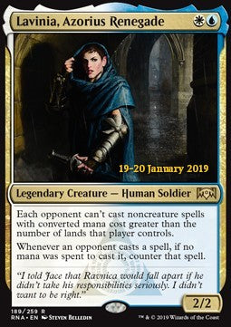 Lavinia, Azorius Renegade - Ravnica Allegiance: Extras (Rare) [XRNA-189]