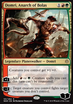 Domri, Anarch of Bolas - War of the Spark (Rare) [WAR-191]