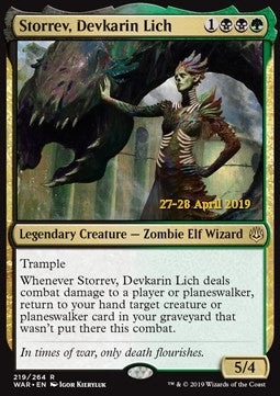 Storrev, Devkarin Lich - War of the Spark: Extras (Rare) [XWAR-219]