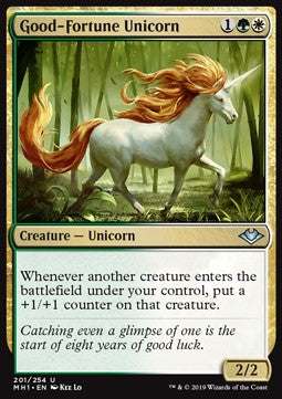 Good-Fortune Unicorn - Modern Horizons (Uncommon) [MH1-201]