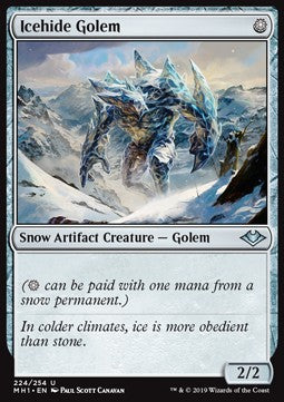 Icehide Golem - Modern Horizons (Uncommon) [MH1-224]