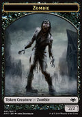 Zombie Token (Black 2/2) - Modern Horizons (Token) [MH1-T07]
