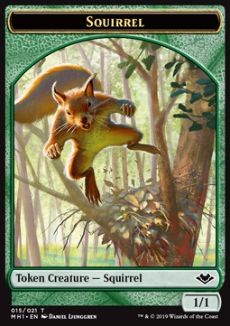 Squirrel Token (Green 1/1) - Modern Horizons (Token) [MH1-T15]