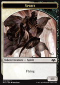 Spirit Token (White and Black 1/1) - Modern Horizons (Token) [MH1-T16]