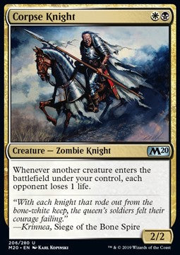 Corpse Knight - Core 2020 (Uncommon) [M20-206]