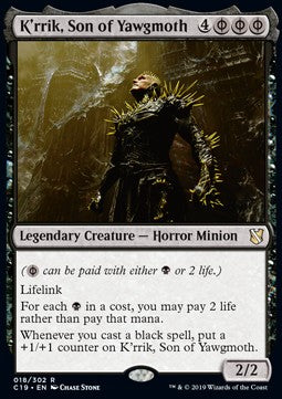 K'rrik, Son of Yawgmoth - Commander 2019 (Rare) [C19-18]