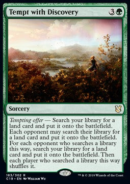 Tempt with Discovery - Commander 2019 (Rare) [C19-183]