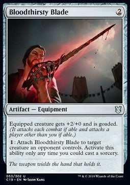 Bloodthirsty Blade - Commander 2019 (Uncommon) [C19-53]