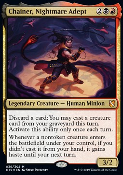 Chainer, Nightmare Adept - Commander 2019 (Mythic) [C19-39]