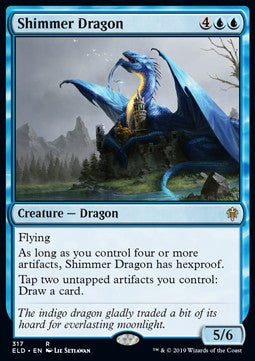 Shimmer Dragon - Throne of Eldraine: Extras (Rare) [XELD-317]