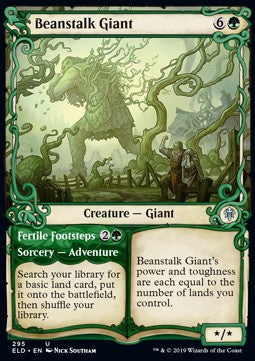 Beanstalk Giant // Fertile Footsteps - Throne of Eldraine: Extras (Uncommon) [XELD-295]