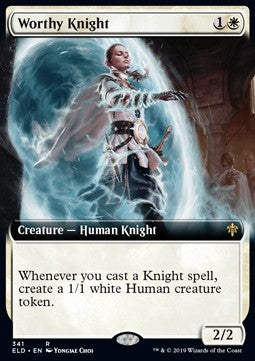 Worthy Knight - Throne of Eldraine: Extras (Rare) [XELD-341]