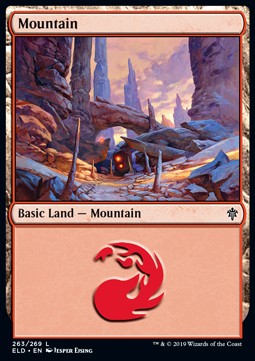 Mountain (V.2) - Throne of Eldraine (Land) [ELD-263]