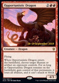 Opportunistic Dragon (V.1) - Throne of Eldraine: Promos (Rare) [PELD-133]