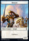 Knight Token (W 2/2 Vigilance) // Food Token (V.1) - Throne of Eldraine: Extras (Token) [XELD-T 3/15]