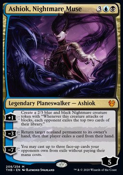 Ashiok, Nightmare Muse - Theros Beyond Death (Mythic) [THB-208]