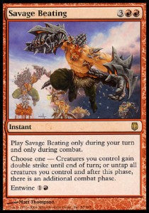 Savage Beating - Darksteel (Rare) [DST-67]