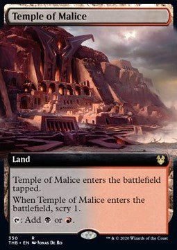 Temple of Malice - Theros Beyond Death: Extras (Rare) [XTHB-350]
