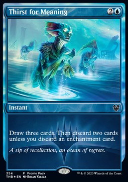 Thirst for Meaning - Theros Beyond Death: Promos (Common) [PTHB-354]