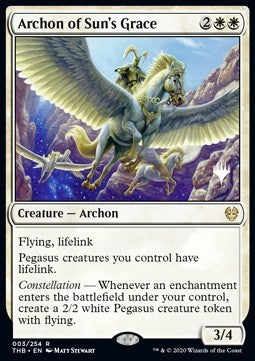 Archon of Sun's Grace (V.1) - Theros Beyond Death: Promos (Rare) [PTHB-3]