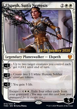 Elspeth, Sun's Nemesis (V.2) - Theros Beyond Death: Promos (Mythic) [PTHB-14]