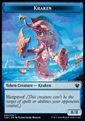 Kraken Token (U 8/8) // Human Soldier Token (W 1/1) - Theros Beyond Death: Extras (Token) [XTHB-T 04/02]