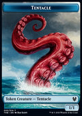 Tentacle Token (U 1/1) // Human Soldier Token (W 1/1) - Theros Beyond Death: Extras (Token) [XTHB-T 06/02]