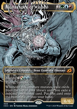 Illuna, Apex of Wishes (V.1) - Ikoria: Lair of Behemoths: Extras (Mythic) [XIKO-300]