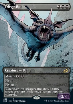 Dirge Bat (V.1) - Ikoria: Lair of Behemoths: Extras (Rare) [XIKO-289]