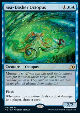 Sea-Dasher Octopus - Ikoria: Lair of Behemoths (Rare) [IKO-66]